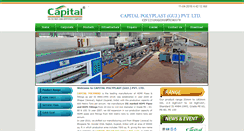 Desktop Screenshot of capitalpolyplast.com