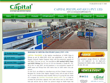 Tablet Screenshot of capitalpolyplast.com